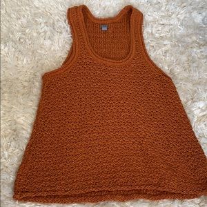Aerie rust woven tank